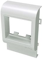 Рамка с суппортом для кабель-канала DKC In-liner Classic Brava PDA-BN 100мм. 1-м. 2 мод. белый картинка